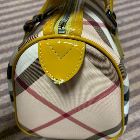 Burberry Mustard Boston Bag - Picture 8 of 14